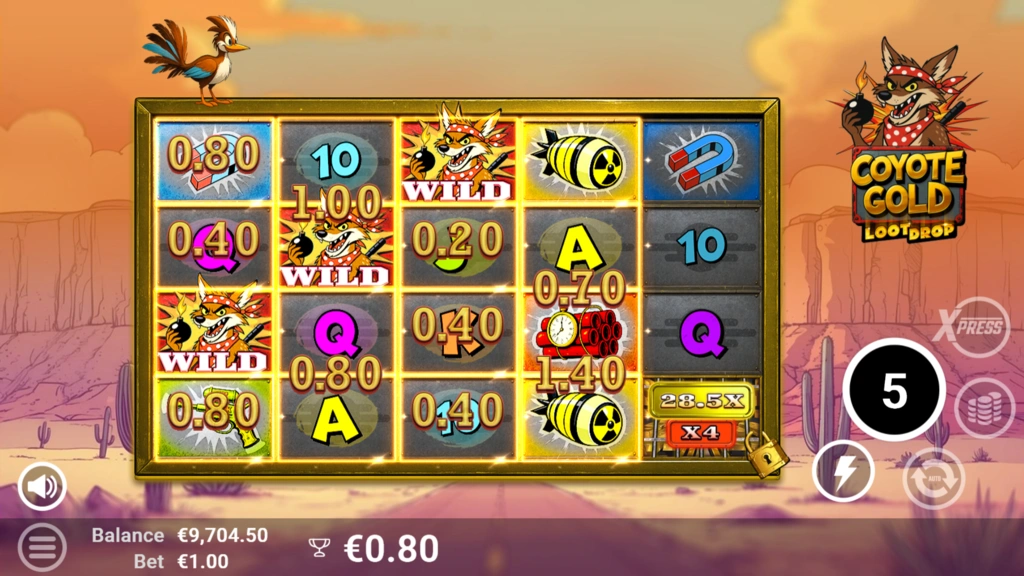Coyote Gold - Free Spins